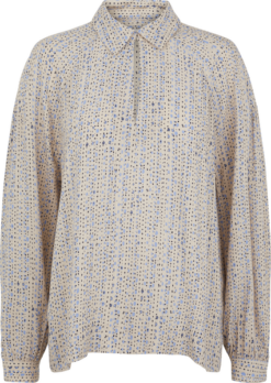 Second Female Splash LS Blouse - Little Boy Blue