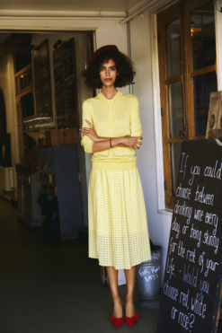 Second Female Ursula Knit Polo - Sunshine -Second Female Salg 0mHkCMsuTdKiTMXpp1oY preview