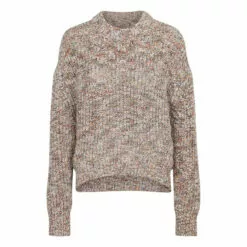 Second Female Agnete Knit O-Neck - Off White