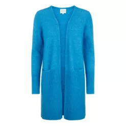 Second Female Brook Knit New Cape - Swedish Blue