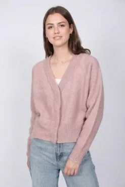 Second Female Brook Knit Boxy Cardigan - Woodrose -Second Female Salg 1TcZLenUTWSZhffRncKu IMG 8619