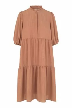 Second Female Tara SS Dress - Mocha Mousse
