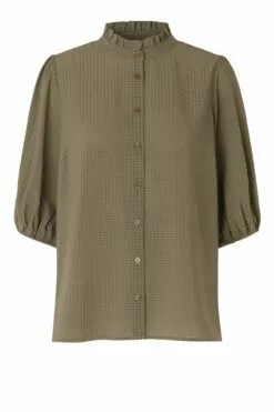 Second Female Tara SS Shirt - Stone Green