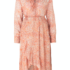 Second Female Floral LS Wrap Dress - Apricot Brandy