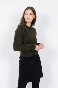 Second Female Brooky Knit Volumen O-Neck - Sea Turtle -Second Female Salg 374964a0 ece7 451c 9772 771ffdbb14fd