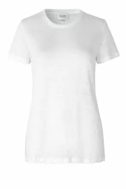 Second Female Peony O-neck Tee - White