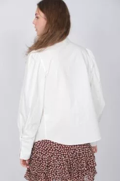 Second Female Ula Shirt - White -Second Female Salg 4Aq5FDSTaioiUb6TeW8f IMG 8660