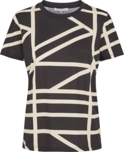 Second Female Grid Tee - Black