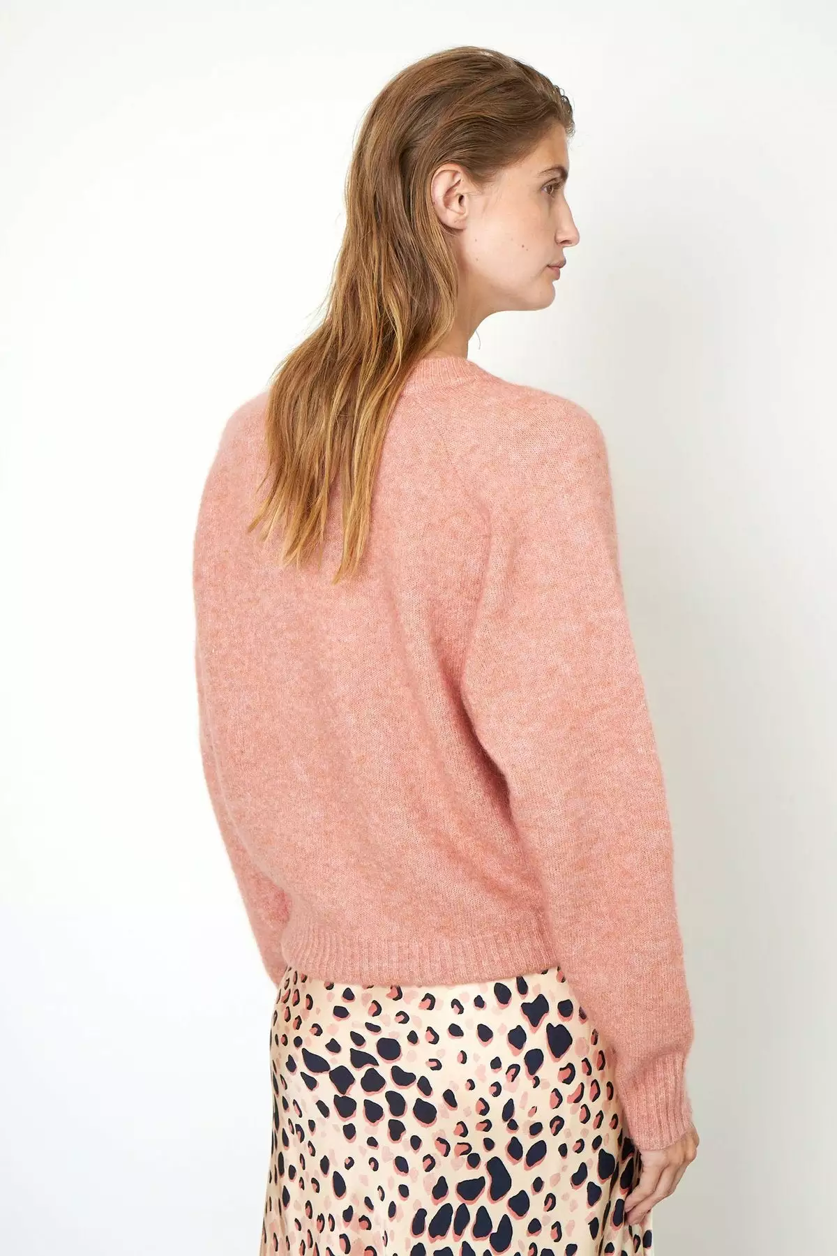 Second Female Brook Knit Boxy Cardigan - Light Mahagony 4 Second Female Brook Knit Boxy Cardigan - Light Mahagony - Bilde 4