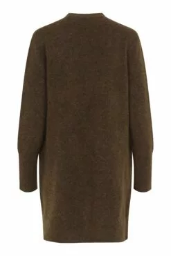 Second Female Brook Knit Cape - Dessert Palm -Second Female Salg 52508 6043 BROOK KNIT CAPE DESSERT PALM 2