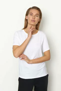 Second Female Ello New SS Tee - White -Second Female Salg 53142 1001 14 1000x 1