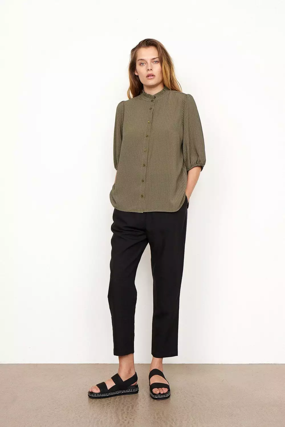 Second Female Tara SS Shirt - Stone Green 5 Second Female Tara SS Shirt - Stone Green - Bilde 5