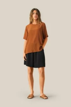 Second Female Minga Shorts - Black -Second Female Salg 53525 8002 1