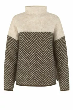 Second Female Herrin Knit T-Neck - Brazilian Sand