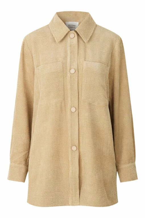 Second Female Boyas Jacket - Humus -Second Female Salg 53890 6076 BOYAS JACKET HUMUS