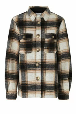 Second Female Amber Shirt Jacket - Caviar