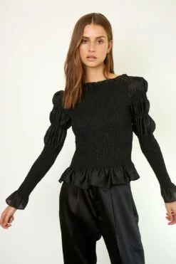 Second Female Rosalina Blouse - Black -Second Female Salg 53982 8001 11 1200x d0dadc6b ef0a 49e2 accb fd4f43ece64b