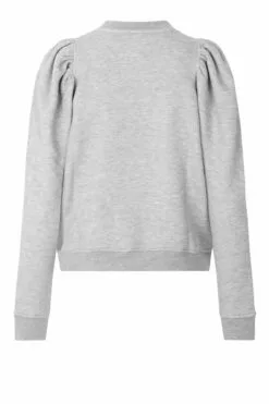 Second Female Dawni Sweat - Grey Melange -Second Female Salg 54294 7002 DAWNI SWEAT GREY MELANGE 2