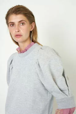 Second Female Dawni Sweat Tee - Grey Melange -Second Female Salg 54306 7002 12 1000x f095b6a9 4357 4972 9380 c40d0dd9c7d5