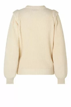 Second Female Amalia Knit O-Neck - Brazilian Sand -Second Female Salg 54365 1009 AMALIA KNIT O NECK BRAZILIAN SAND 2