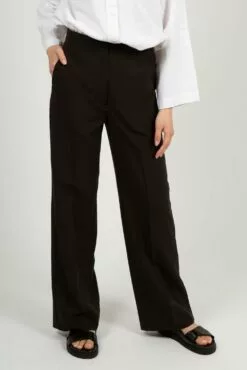 Second Female Evie Classic Trousers - Black -Second Female Salg 54385 8001 mod EvieClassicTrousers Black 2