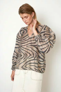 Second Female Lilly Blouse - Humus -Second Female Salg 54461 6076 12 1000x 27b799a2 1535 4148 a888 0d5c1d7d827e