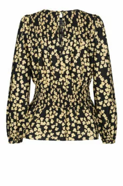 Second Female Alula Blouse - Chamomile -Second Female Salg 54502 2032 ALULA BLOUSE CHAMOMILE 2