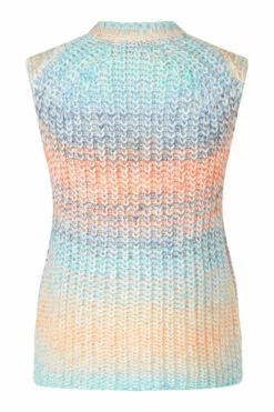 Second Female Elsa Knit Vest - Brunnera Blue 9 Second Female Elsa Knit Vest - Brunnera Blue -Second Female Salg 54572 5028 ELSA KNIT VEST BRUNNERA BLUE 2