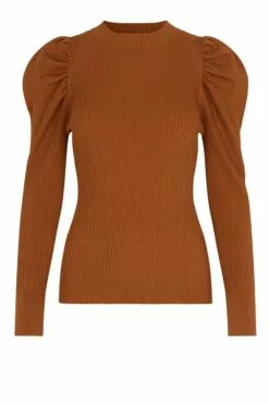 Second Female Canillu Knit O-Neck - Argan Oil