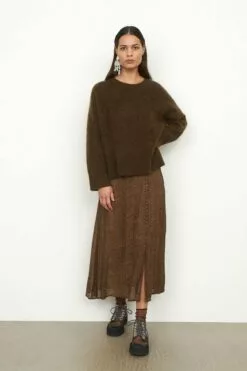 Second Female Brooky Knit O-Neck - Dessert Palm -Second Female Salg 54924 6043 14 1200x1800 1dd7393e c356 4505 9cb9 d2076e5145c1