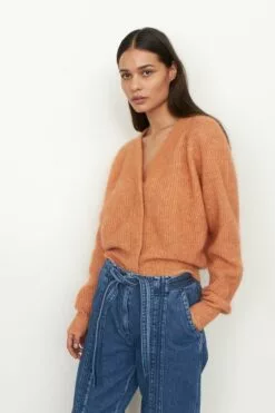 Second Female Brooky Knit Boxy Cardigan - Toasted Nut -Second Female Salg 54932 6036 14 700x cc68e18a 215f 4f82 814c 8245d720076a