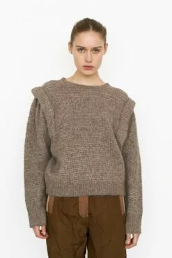 Second Female Abby Knit O-Neck - Otter -Second Female Salg 54982 4033 11 1200x1800 0fa9a30e 109f 4db8 84f4 89056e260353