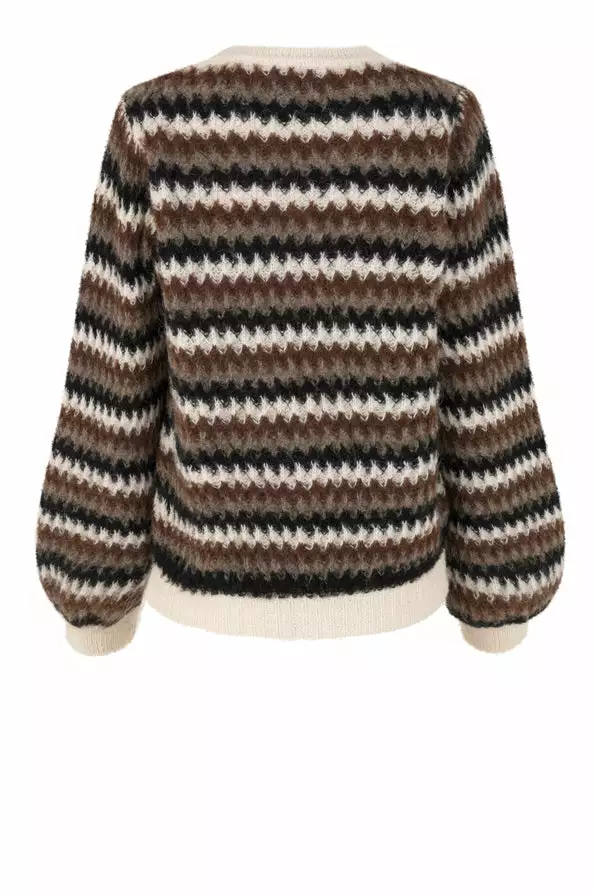 Second Female Yolanda Knit O-Neck - Black 11 Second Female Yolanda Knit O-Neck - Black - Bilde 11