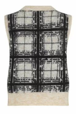 Second Female Louisa Knit Vest - Black -Second Female Salg 55038 8001 LOUISA KNIT VEST BLACK 2