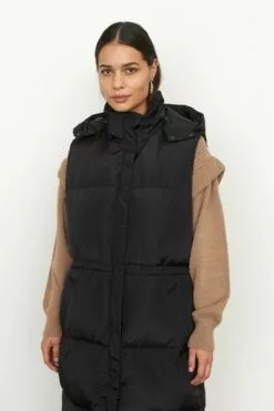 Second Female Buffie Maxi Waistcoat - Black -Second Female Salg 55127 8001 12 1200x1800 452b262d e825 4139 ac72 460e009313cc