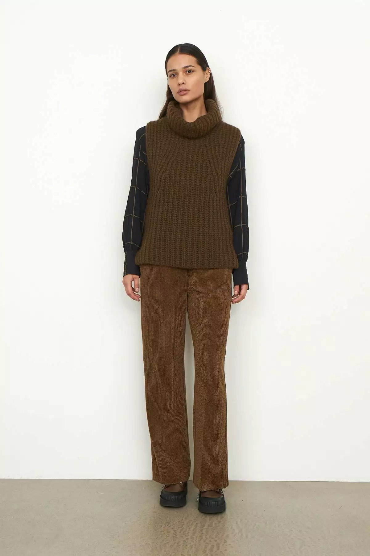 Second Female Ivoray Knit Vest - Dessert Palm 5 Second Female Ivoray Knit Vest - Dessert Palm - Bilde 5