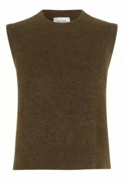 Second Female Brook Knit Vest - Dessert Palm