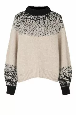 Second Female Eliane Knit O-Neck - Black