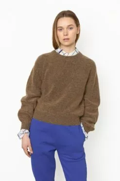 Second Female Brook Knit Reverse Drop Shoulder - Desert Taupe -Second Female Salg 55272 6087 11 1200x1800 9c702293 07ca 4eca b61b 158f21deb9c3