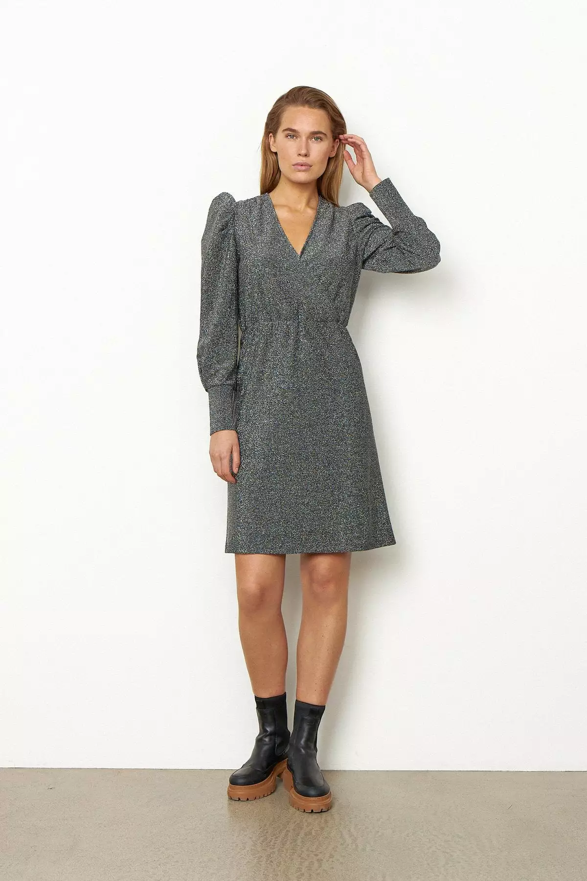 Second Female Zoelina Dress - Silver 3 Second Female Zoelina Dress - Silver - Bilde 3