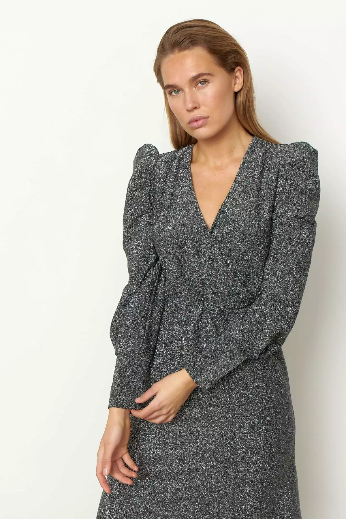 Second Female Zoelina Dress - Silver 4 Second Female Zoelina Dress - Silver - Bilde 4