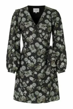 Second Female Ellea Wrap Dress - Black