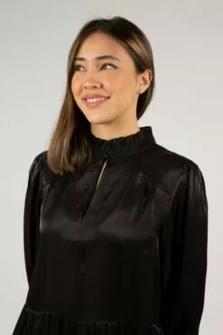 Second Female Mione Dress - Black 8 Second Female Mione Dress - Black -Second Female Salg 55427 8001 mod MioneDress Black 11