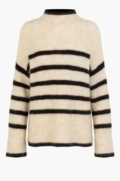 Second Female Ovalis Knit T-Neck - Brazilian Sand