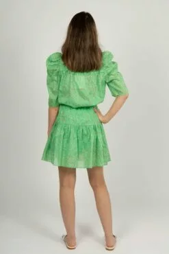 Second Female Jodis Blouse - Absinthe Green -Second Female Salg 55900 4077 mod JodisMiniSkirt AbsintheGreen55899 4077 JodisBlouse AbsintheGreen 3