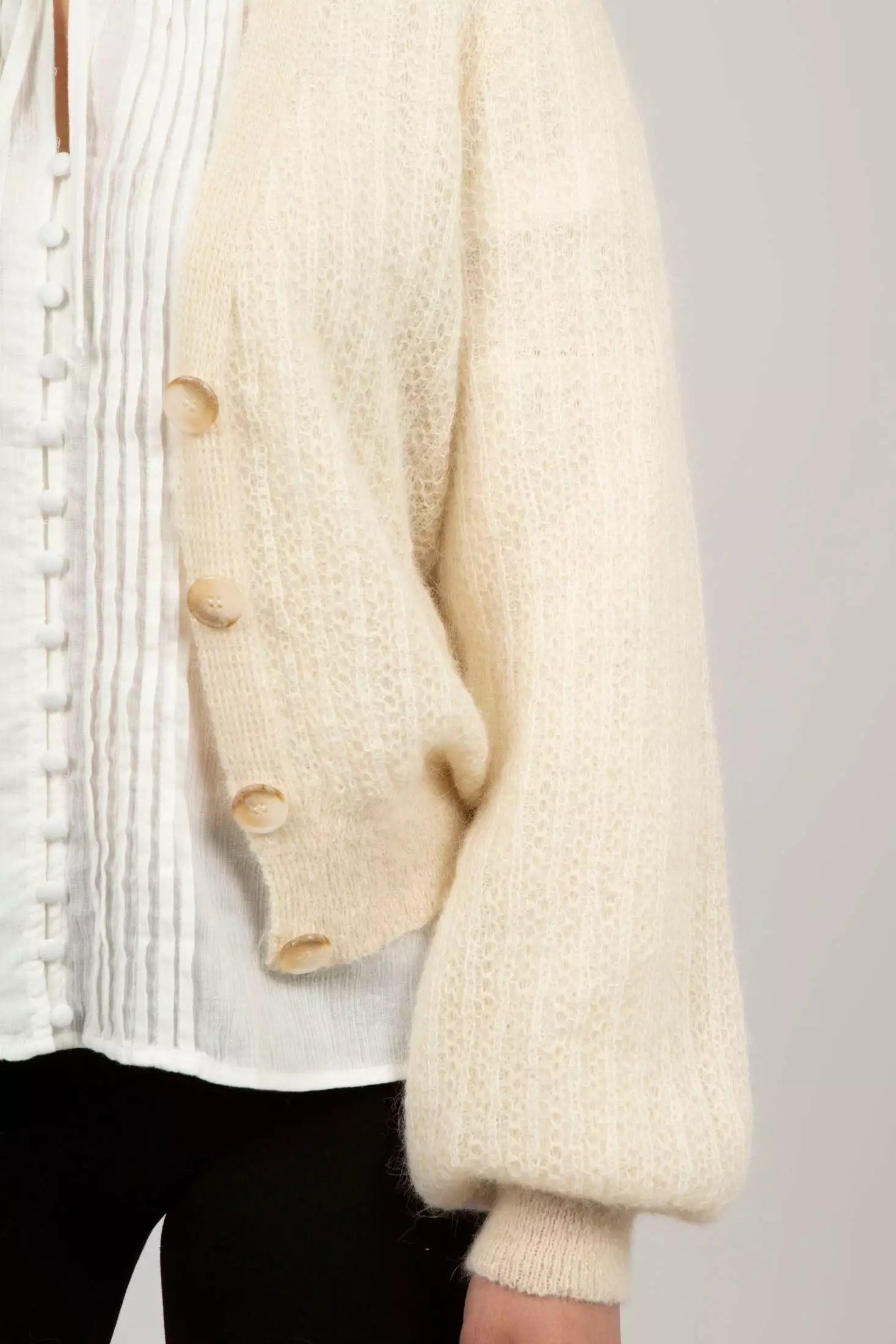 Second Female Arndis Knit Cardigan - Brazilian Sand 4 Second Female Arndis Knit Cardigan - Brazilian Sand - Bilde 4