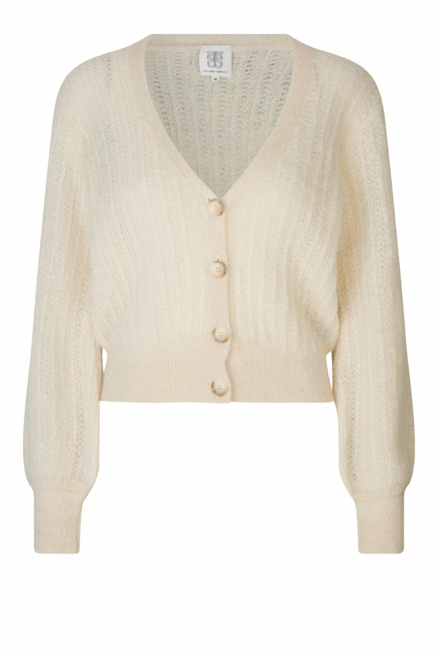 Second Female Arndis Knit Cardigan - Brazilian Sand 1 Second Female Arndis Knit Cardigan - Brazilian Sand