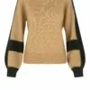 Second Female Bera Knit T-Neck - New Tobacco Brown