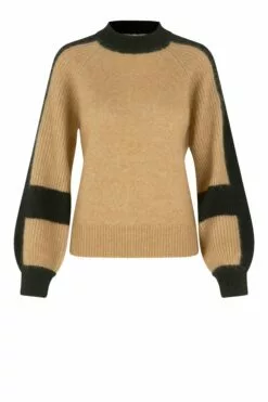Second Female Bera Knit T-Neck - New Tobacco Brown
