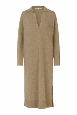 Second Female Jagoda Knit Dress - New Tobacco Brown